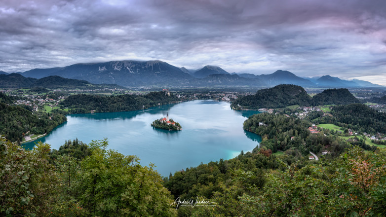(No. 19-078) View over Lake Bled