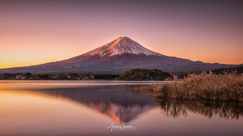 (Art. 19-097) Mount Fuji am Morgen
